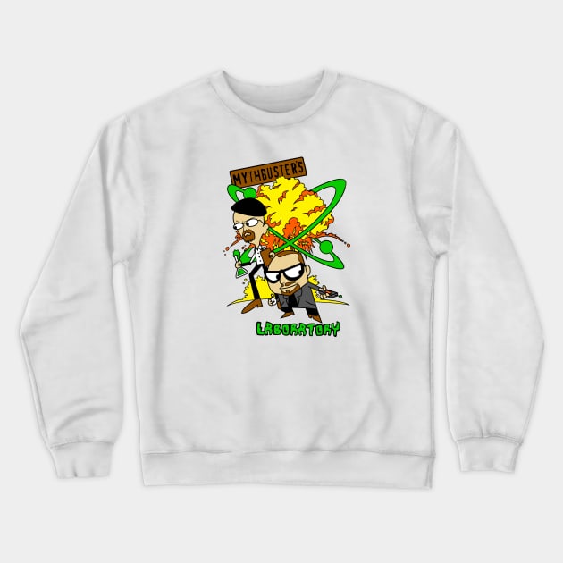 MythBusters Laborrtory Crewneck Sweatshirt by Ac Vai